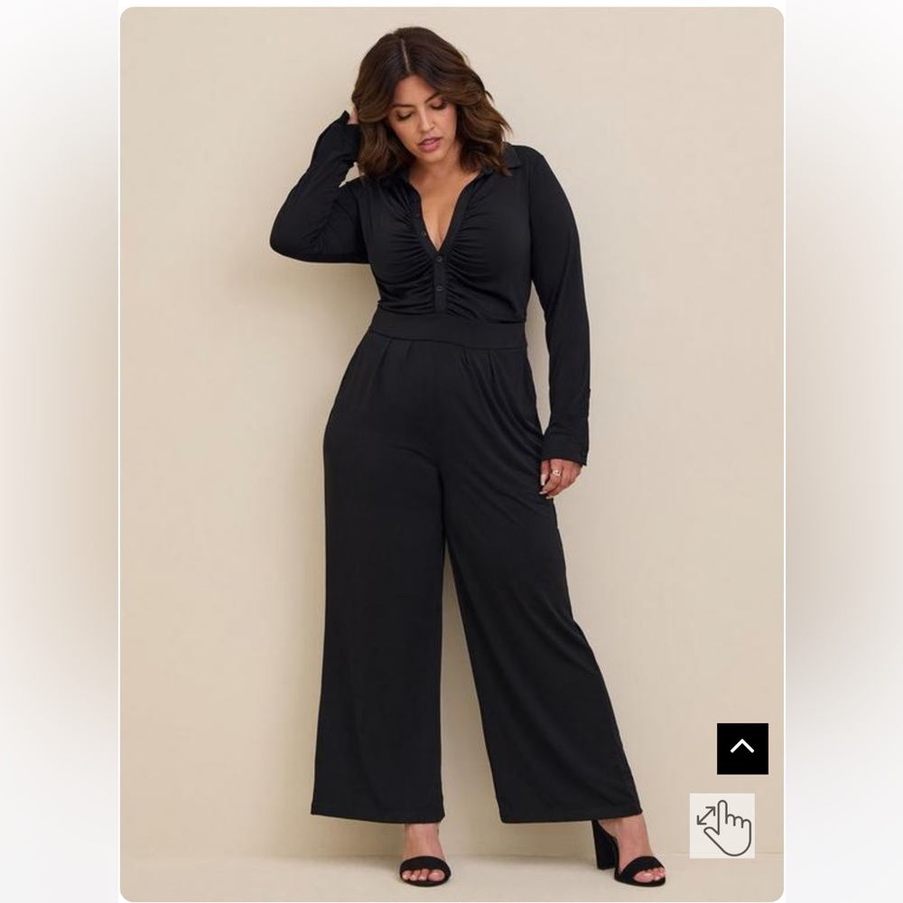 Studio Knit Wide Leg Jumpsuit